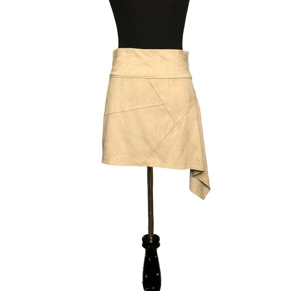 Liberty Garden for Free People beige cream  pull on mini skirt size XS - Picture 1 of 8
